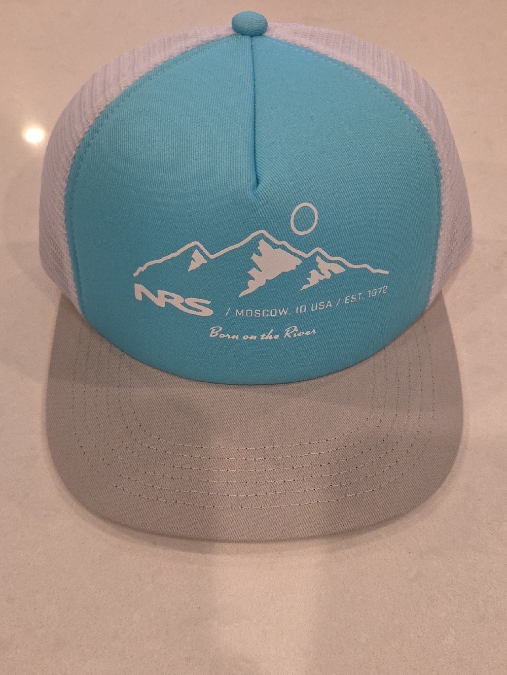 NRS Men's Turquoise and Gray Trucker Hat